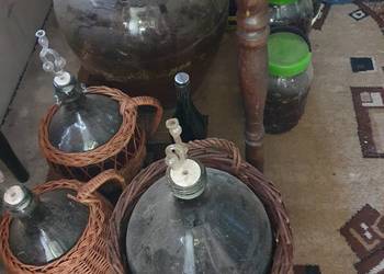 Wina - Balony, Słoje, Korkownica, korki i butelki - 11 szt + 100 butelek