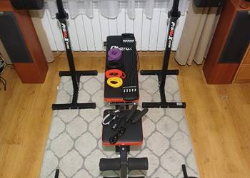 Ławka ławeczka do cwiczeń hantle gryf