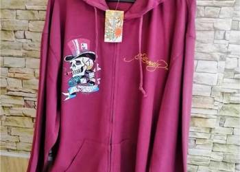 Ed Hardy bluza z kapturem, raglan