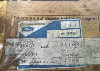 1135996  Halogen lewy Ford Escort,Transit