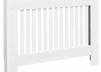 vidaXL Biała osłona na kaloryfer, płyta MDF, 112 cm(sku242189)