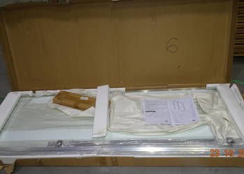 Ścianka prysznicowa 200/67 i 200/70,5 szklana 9mm