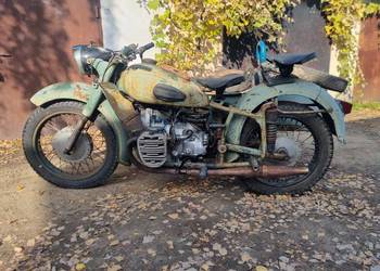 K-750 zarejestrowany w Polsce, białe tablice / m72, k750, dniepr ural