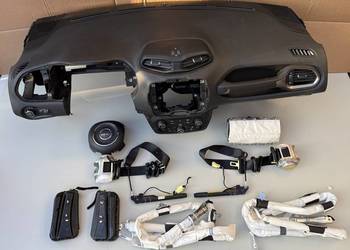 JEEP RENEGADE LIFT AIRBAG DESKA PODUSZKI PASY KOMPLET DEMONTAŻ 100% ORYGINA