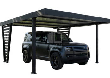 Carport V PREMIUM 4x4,5m Wypełnienie panelami Wiata samochodowa ID1189