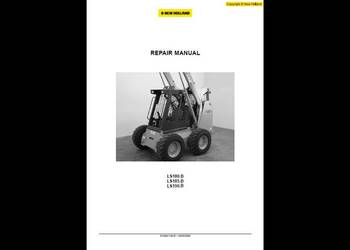New Holland LS 180B, LS 185B, LS190B instrukcja napraw