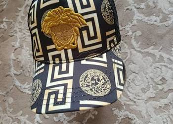 Czapka z daszkiem, bejsbolówka Versace - regulacja na klips