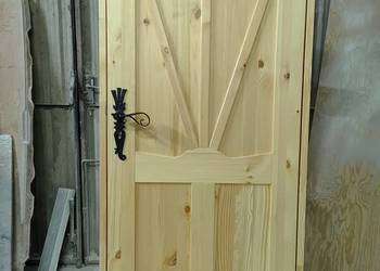 Drzwi drewniane wewnętrzne góralskie