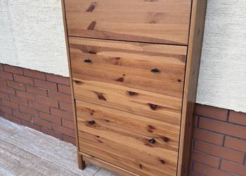 Szafka drewniana Ikea wysoka płytka wąska na buty do przedpokoju