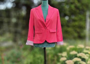 Czerwona marynarka 42 XL żakiet blazer kurtka
