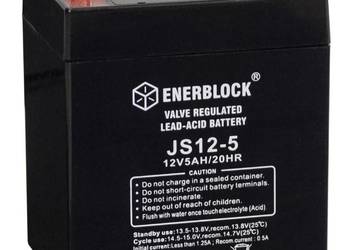 Akumulator 12V 5Ah ENERBLOCK AGM JS12-5