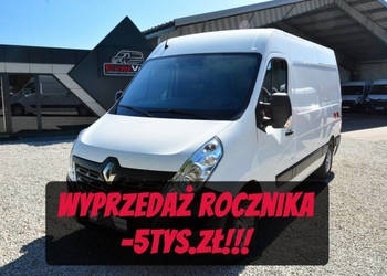 Renault Master średniak L2H2 3 osobowy blaszak pełna opcja regały serwis 1…
