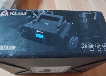 boombox b4 klim czarny radio cd