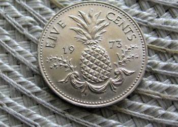 Bahama 5 Cent 1973r - Ładna