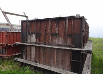 Forma formy metalowa na szambo 16 m3, piwnicę z płaskim dachem