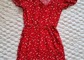 Czerwona sukienka damska Sinsay