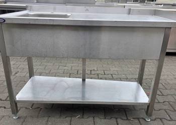 Zlew 1 Komorowy z Półką Skośny 130/69/85 cm M.N