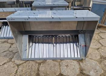 Okap gastronomiczny skrzynia z kompletem filtrów 1200x800x(h)400 mm
