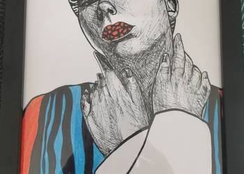 Grafika A4. Tytuł,,fragile heart,,