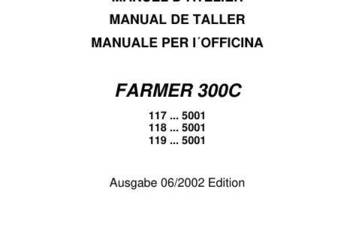 Fendt Famer 206 VFS 207 VFS 208 VPFS 209 VPFS ins. naprawy