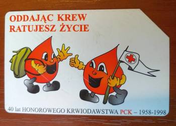 ODDAJĄC KREW RATUJESZ ŻYCIE - 40 LAT HONOROWEGO KRWIODAWSTWA