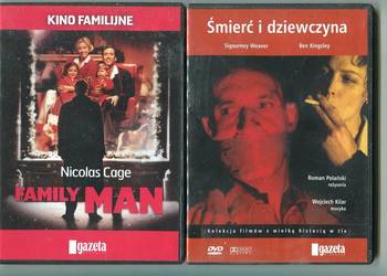 Family Man , Śmierć i dziewczyna 2 filmy DVD