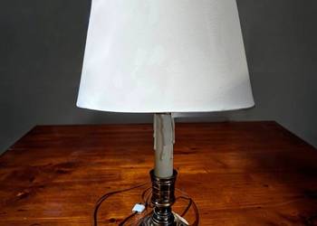 WYPRZEDAŻ Lampa stołowa wzór świecznik, Glamour Francja poł XXw