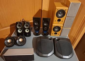 ZESTAW GŁOŚNIKÓW(LG, SONY, PANASONIC, CREATIVE, JVC, LOGITECH