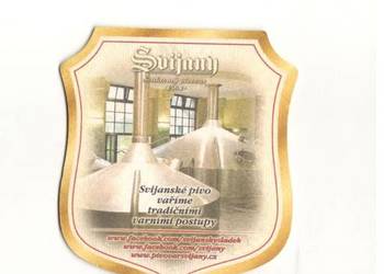 Svijany  - podstawka do piwa. Nr. 8.