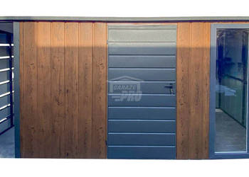 Schowek Domek Ogrodowy 3,5x2m + wiata 0,7m  Drzwi okno dach GP553