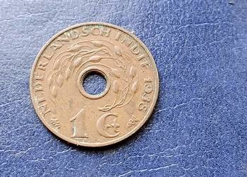 Stare monety 1 cent 1938 Holenderskie Indie