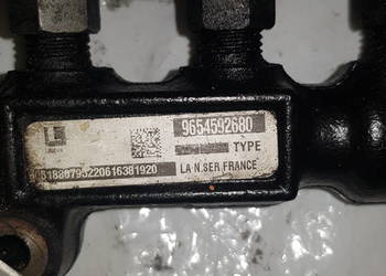 rozdzielcz listwa paliwa wtryskowa peuegot ford 1.6 Hdi