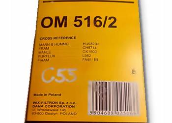 FILTR OLEJU Filtron OM 516/2 OM516/2 Mercedes LK/LN2 MK NG T2/LN1 Unimog
