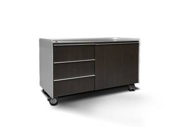 Mobilny sideboard BENE Premium Ciemny Dąb
