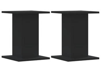 Podstawki pod głośniki 2 szt. czarne 30x30x40 cm WM-852646