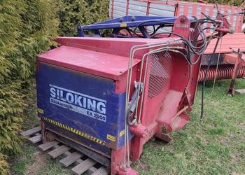 Wycinak ścielarka Siloking paszowóz z klapą wycinak kiszonki rozrzutnik