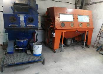 Sprzedam kpl. do obróbki strumieniowo ściernej