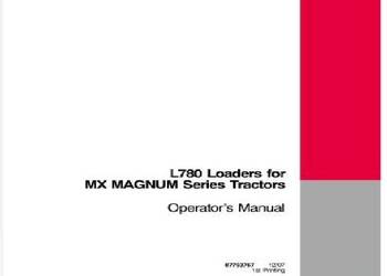 ŁADOWACZ L780 tur instrukcja obsługi