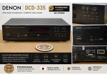 Denon DCD-335 – klasyczny odtwarzacz CD | PCM Audio Technology | po przeglą