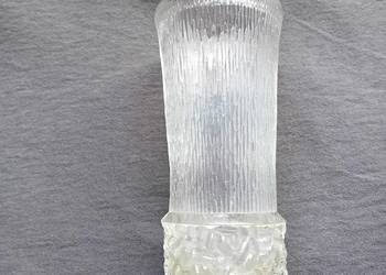 Wazon Sklo Union, lata 70-e. Szkło mrożone.