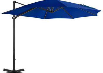 Parasol wiszący z aluminiowym słupkiem 300 cm niebieski WM-46989