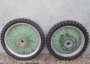 Koło Przód 21 x 1.60 Tarcza Tył 19 x 2.15 Opona Kawasaki KX 250 LE 2T 99-03