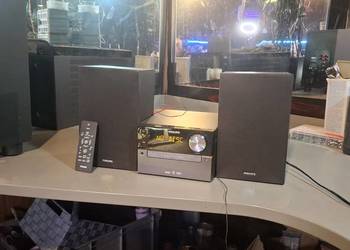 Philips BTB2315/12 wieża mini Hi-Fi + kolumny + pilot – sprawna