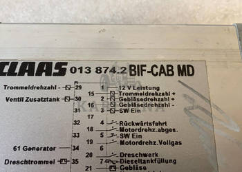 Claas BIF-CAB MD 013874.2 | 013874.1 | 013874.0 | 013874.3
