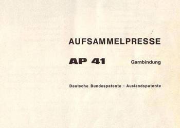WELGER AP41 instrukcja obsługi