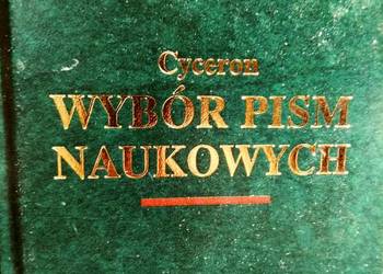 Cycero Wybór pism naukowych książki Bródno księgarnie szkoln