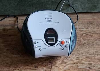 Radioodtwarzacz Lenco SCD-24 WHITE – Stan IDEALNY | CD / Radio FM