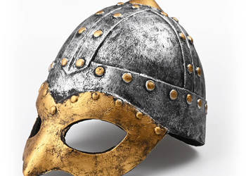 Piankowy Hełm Wiking | Larp Halloween Karnawał