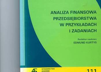 książka ANALIZA FINANSOWA PRZEDSIEBIOSTWA W PRZYKŁADACH I ZADANIACH Edmund