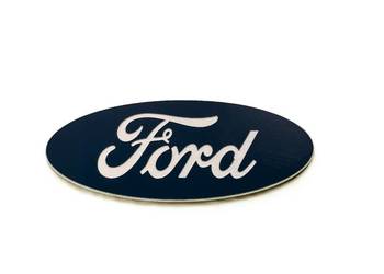 Emblemat Ford 60x24mm niebiesko-biały naklejka znaczek zamiennik